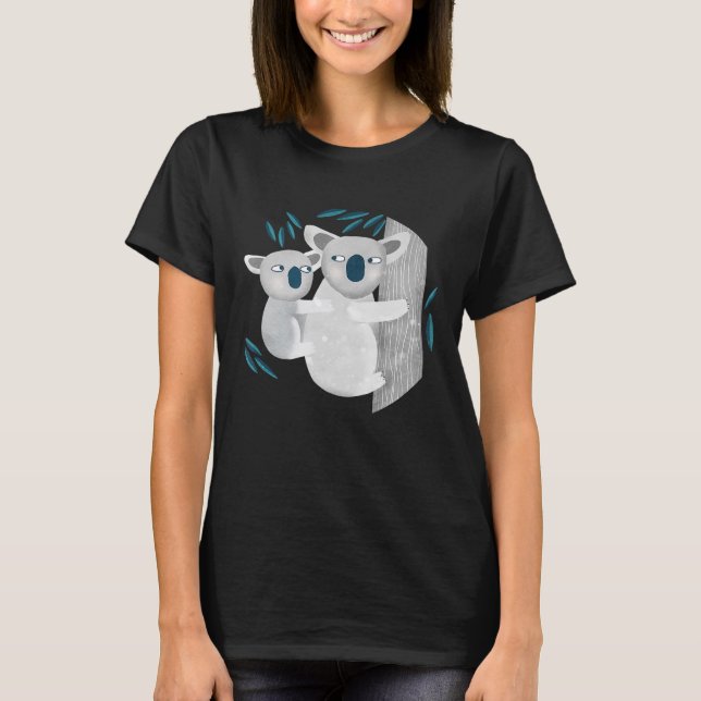 T-shirt L'Australie Koala Bear Wildlife Art (Devant)