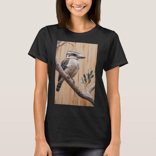 T-shirt L'Australie Kookaburra dans un arbre Art de la fau (Devant)