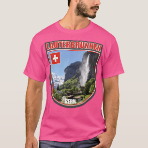 T-shirt Lauterbrunnen Cascade Bern Alpes Suisse