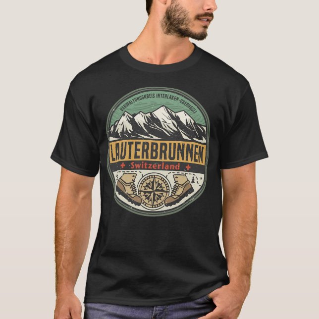 T-shirt Lauterbrunnen Suisse (Devant)