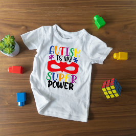 T-shirt L'autisme coloré et mignon est ma super puissance