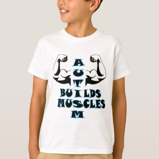 T-SHIRT L'AUTISME CONSTRUIT DES MUSCLES