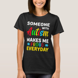 T-shirt L'autisme du jour de la sensibilisation sur l'auti