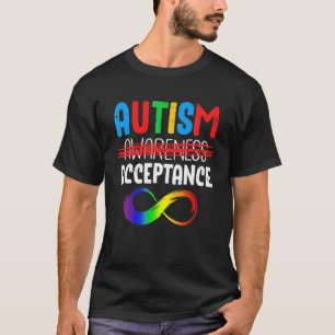 T-shirt L'Autisme En Avril Porte Le Rouge Plutôt Que L'Aut