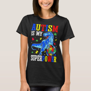 T-shirt L'autisme est ma superpuissance Sensibilisation su