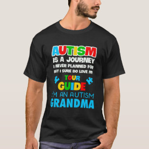 T-shirt L'autisme est un voyage que je n'ai jamais planifi