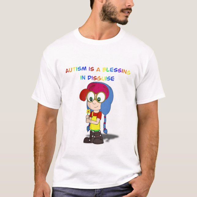 T-shirt L'autisme est une bénédiction en chemise déguisée (Devant)