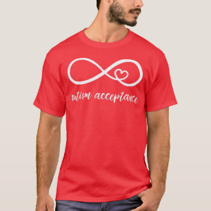 T-shirt L'autisme et l'autisme en rouge
