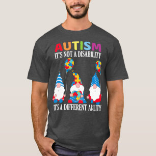 T-shirt L'Autisme N'Est Pas Un Handicap C'Est Une Capacité