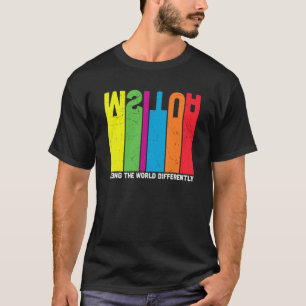 T-shirt L'Autisme Voit Le Monde Différemment L'Autisme