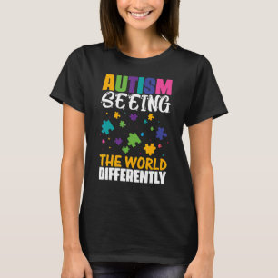 T-shirt L'Autisme Voit Le Monde Différent