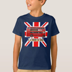 T-shirt L'autobus rouge de Londres d'autobus à impériale