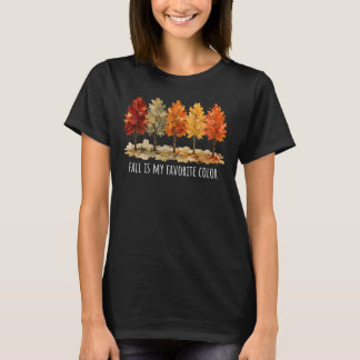 T-shirt L'automne peint est ma couleur préférée