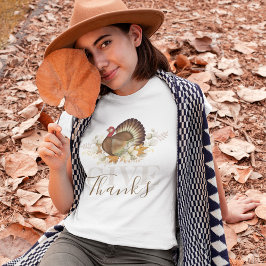 T-shirt L'Automne Remercie Thanksgiving