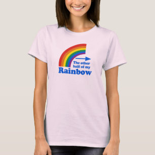 T-shirt L'AUTRE MOITIÉ de MON ARC-EN-CIEL (laissé)