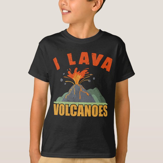 T-shirt Lava Lover Volcano Géologie amusante (Devant)