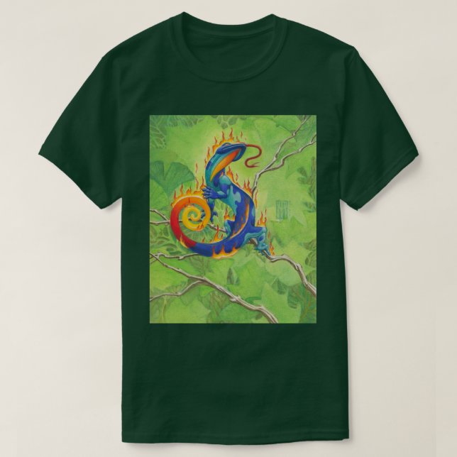 T-shirt Lava Salamander (Design devant)
