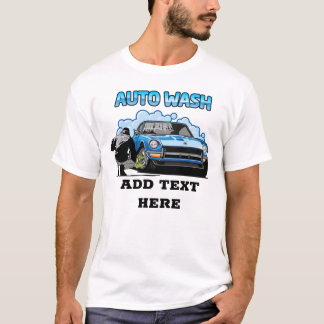 T-shirt Lavage automatique et lavage de voiture