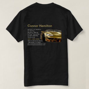 T-shirt Lavage de voiture mobile Détail de la pression Lav