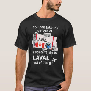 T-shirt Laval Boarding Pass Laval Girl Laval