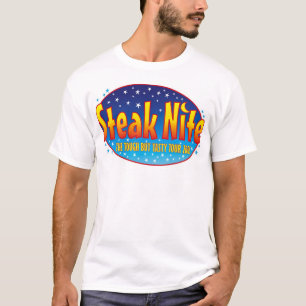 T-shirt L'avant de logo de visite de Nite de