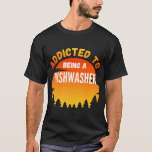 T-shirt Lave-vaisselle accro au lave-vaisselle