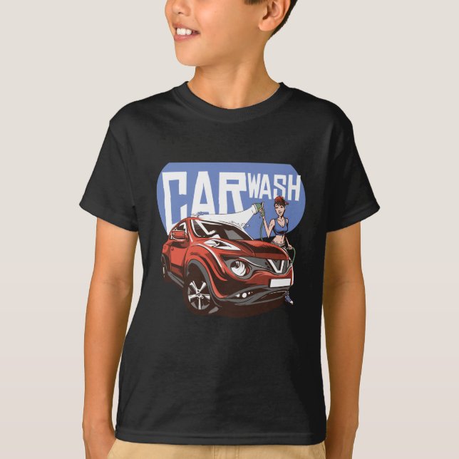 T-shirt Lave-voiture fille (Devant)