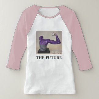 T-shirt L'AVENIR - Chemise de baseball à deux tons rose po
