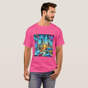 T-shirt L'avenir de l'IA : Smart Homes, Wearables & Roboti