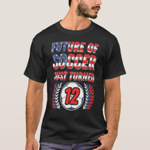 T-shirt L'Avenir Du Football Vient De Devenir 12 Anniversa