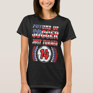 T-shirt L'Avenir Du Football Vient De Tourner 14 Anniversa