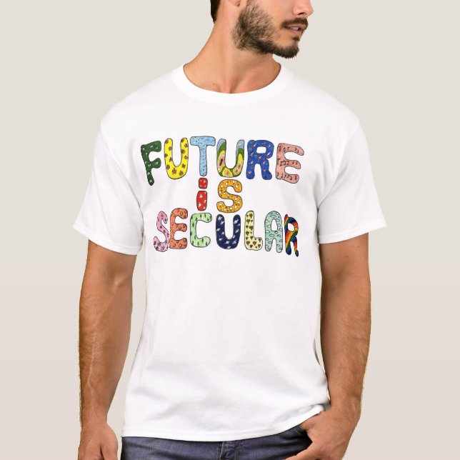 T-SHIRT L'AVENIR EST LAÏQUE (Devant)