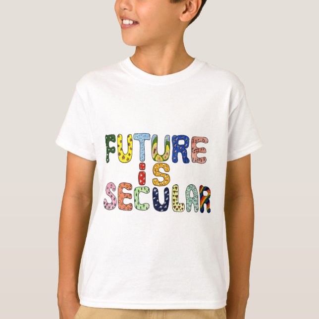 T-SHIRT L'AVENIR EST LAÏQUE (Devant)