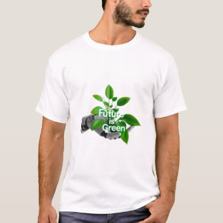 T-shirt L'avenir est vert : robot écologique
