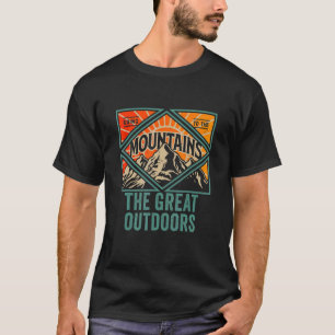 T-shirt L'Aventure Attend Le Grand Randonnée Naturel Extér