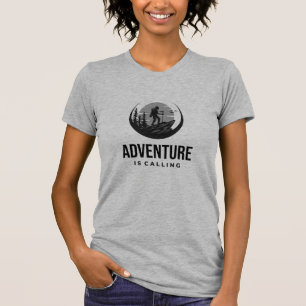 T-shirt L'aventure c'est appeler l'aventure inspirationnel