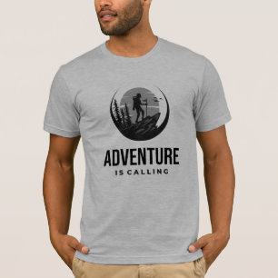 T-shirt L'aventure c'est appeler l'aventure inspirationnel