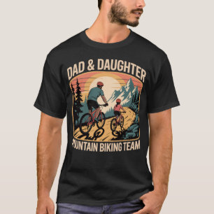 T-shirt L'aventure de Père Fille MTB