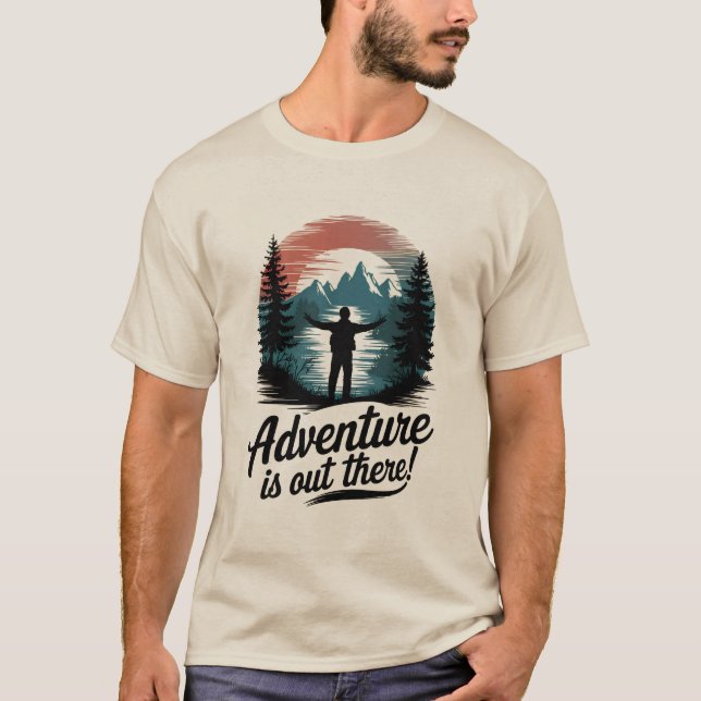 T-shirt L'aventure est là (Devant)