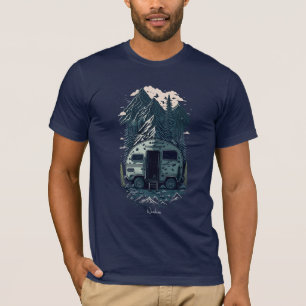 T-shirt L'aventure nomade du camping-car de Wanderer