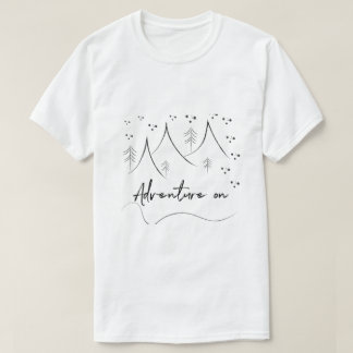 T-shirt L'Aventure Sur Les Montagnes