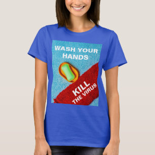 T-shirt Lavez vos mains personnalisable