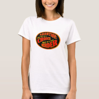 T-shirt L'avortement est meurtre