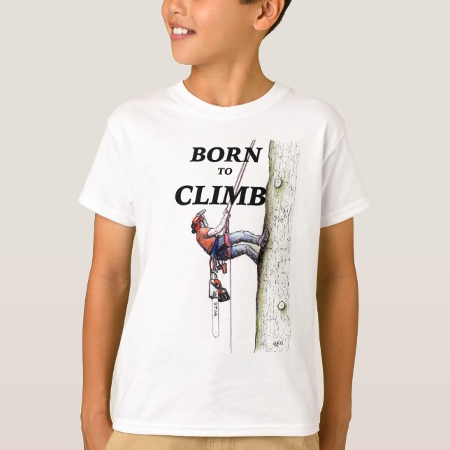 T-shirt L'avortement Tree surgeon christmas (Devant)