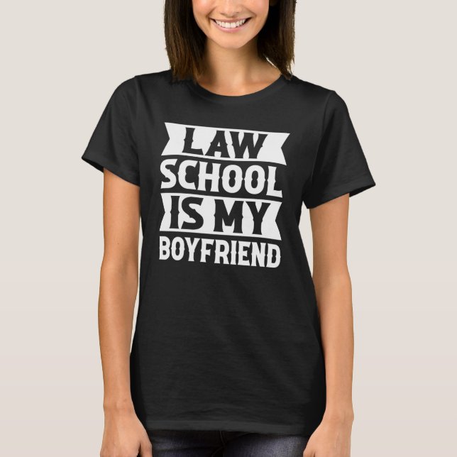 T-shirt Law School Graduation Exam Student Lawyer Survivor (Devant)