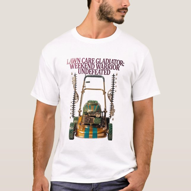 T-shirt Lawn Care Gladiator T Shirt (Devant)