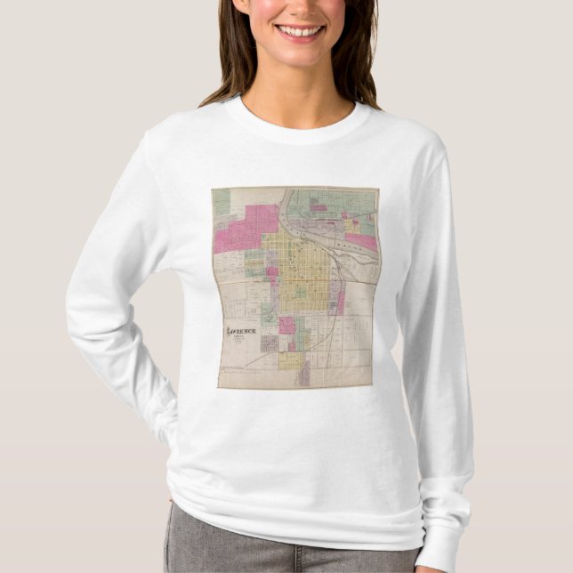 T-shirt Lawrence, le Kansas (Devant)