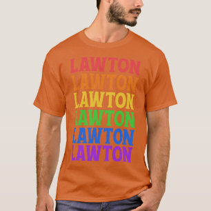 T-SHIRT LAWTOWN COLORFUL CITY