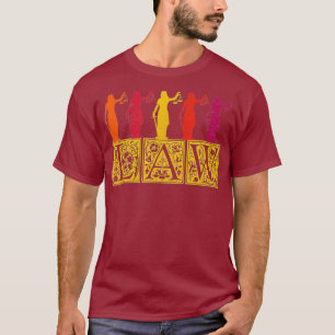 T-shirt Lawyer Judge Retro Vintage Lady Justice Justitia