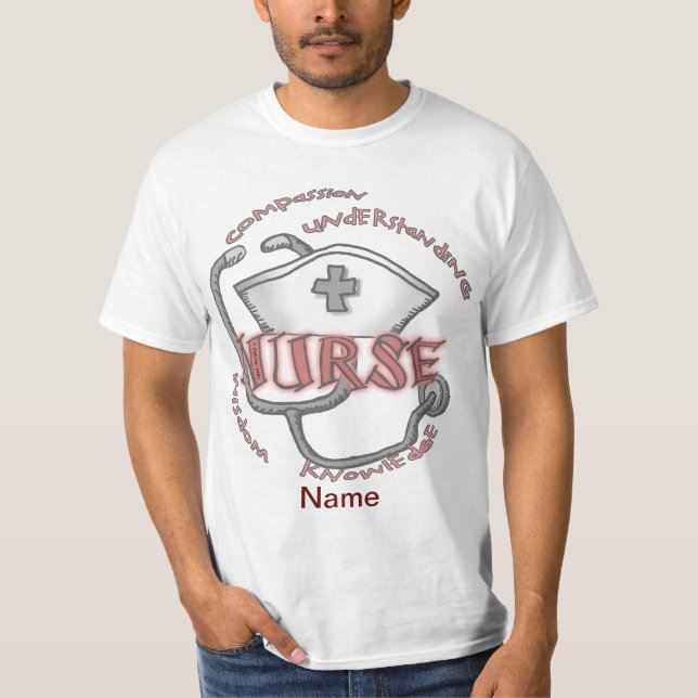 T-shirt L'axiome de l'infirmière (Devant)